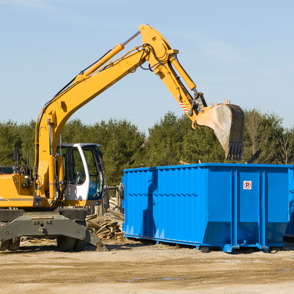 what are the rental fees for a residential dumpster in Bridgewater